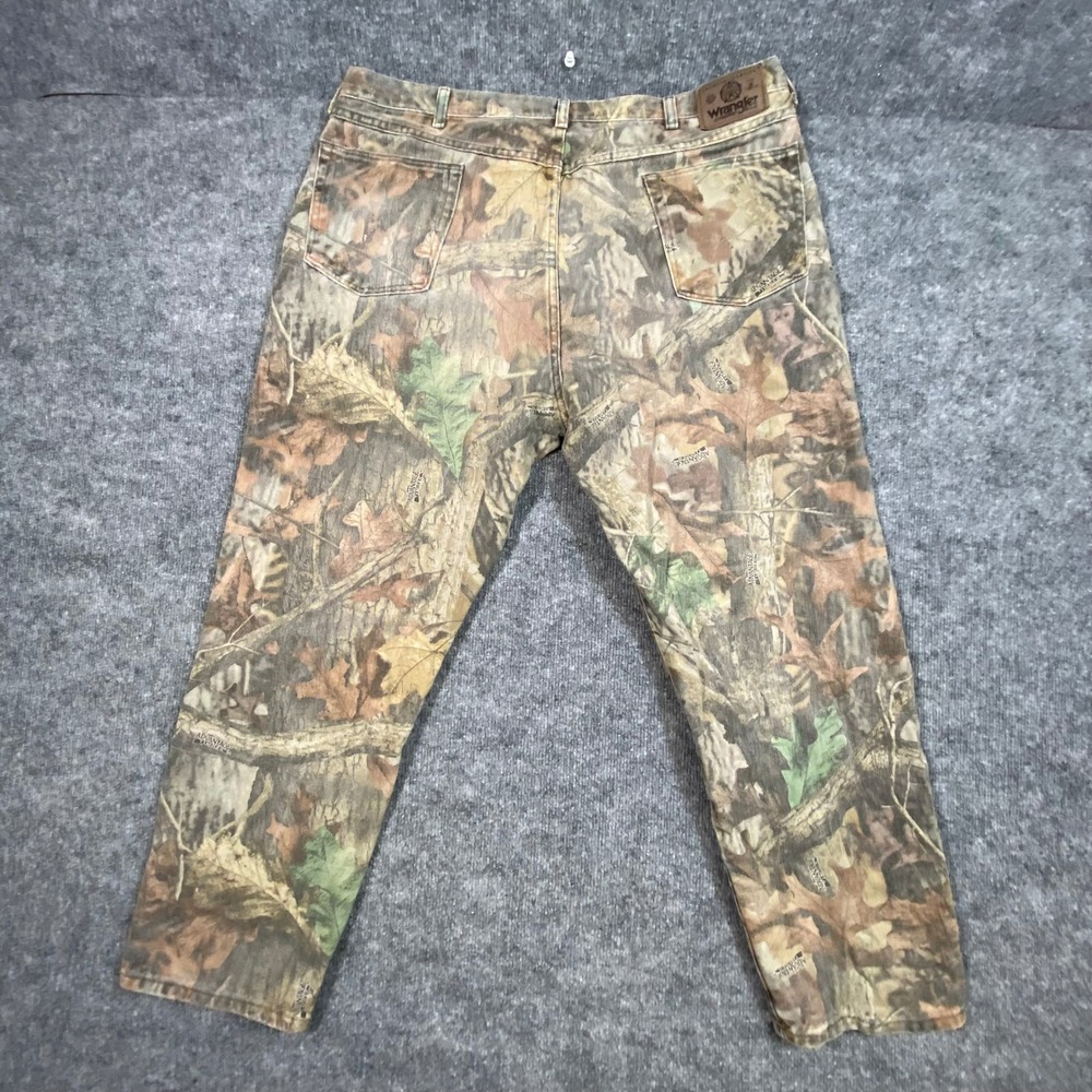 Wrangler Mens Advantage‎ Timber Camo Double Knee Work Pants 40x27.5